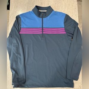 Men’s Golf adidas Quarter Zip Q-Zip Pullover Size Medium (larger fit)